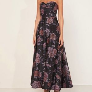 KEEPSAKE the Label Black Garden A-line gown, 6